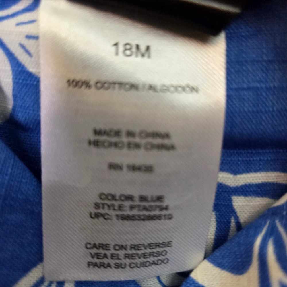 Disney Toy Story Woody Buzz Lightyear Blue Hawaiian Shirt Shorts Set 18M NEW - Picture 5 of 5